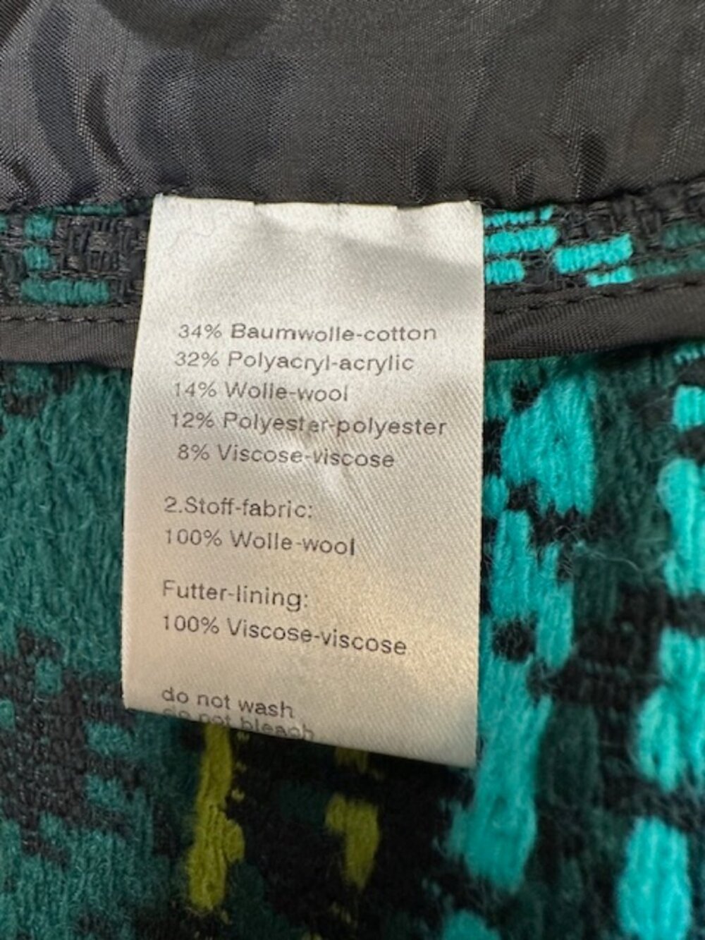 Akris Punto Evening Size S Green Jacket - Picture 6 of 6